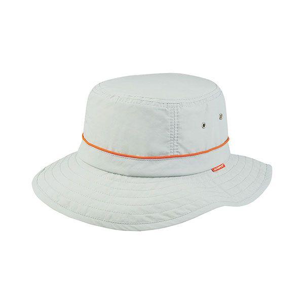 24 Wholesale Juniper Taslon UV Bucket Hat with Adjustable Draw String GREY image