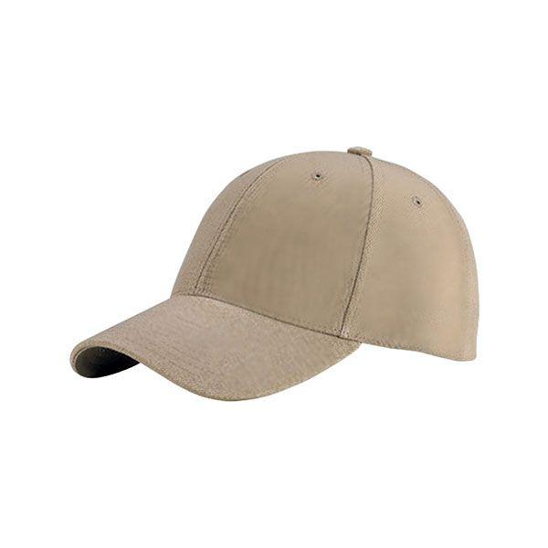 24 Wholesale New Low Profile Wool Look Cap KHAKI image