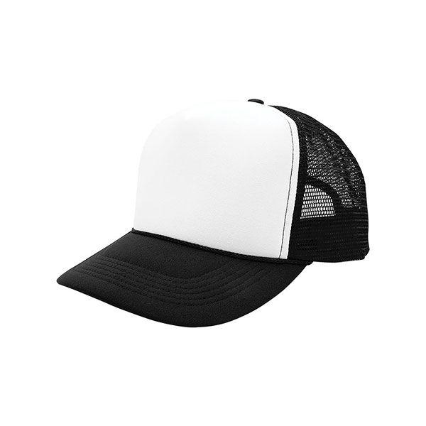 24 Wholesale Trucker Summer Mesh Cap WT-BLK image