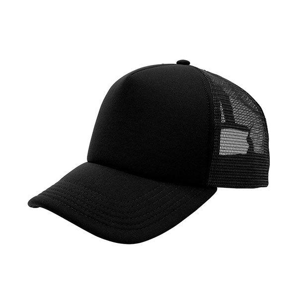 24 Wholesale Summer Trucker Cap BLACK image