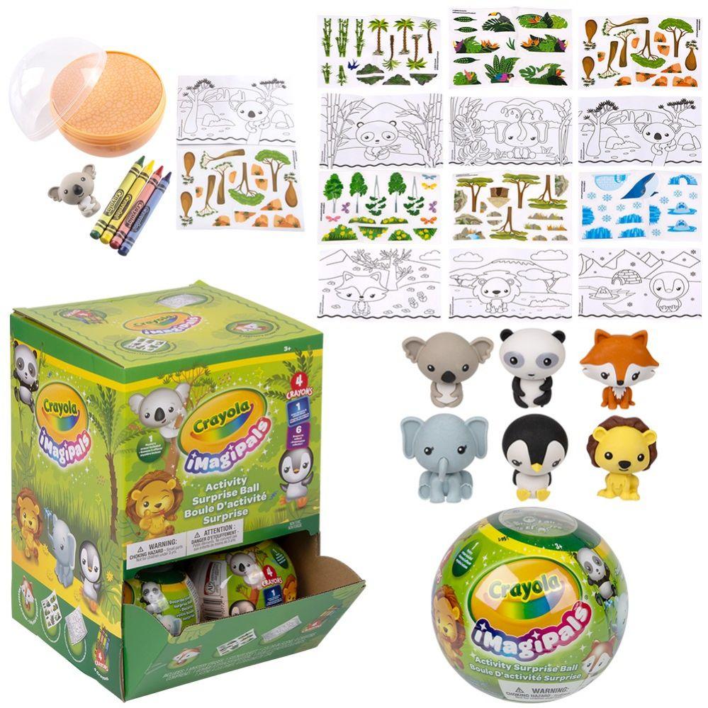 12 Wholesale Crayola Imagipals Animal Capsules 72ct image