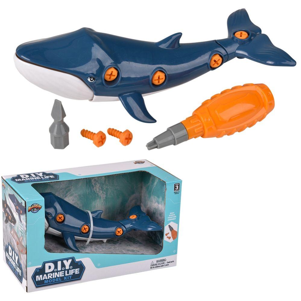 24 Wholesale Diy Assembly Whale 9.75 inch image
