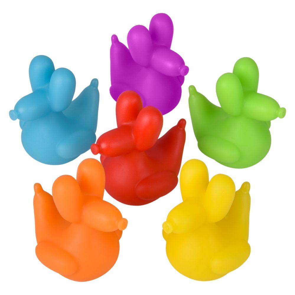 576 Wholesale Balloon Dog Rubber Ducky 2.25 inch image