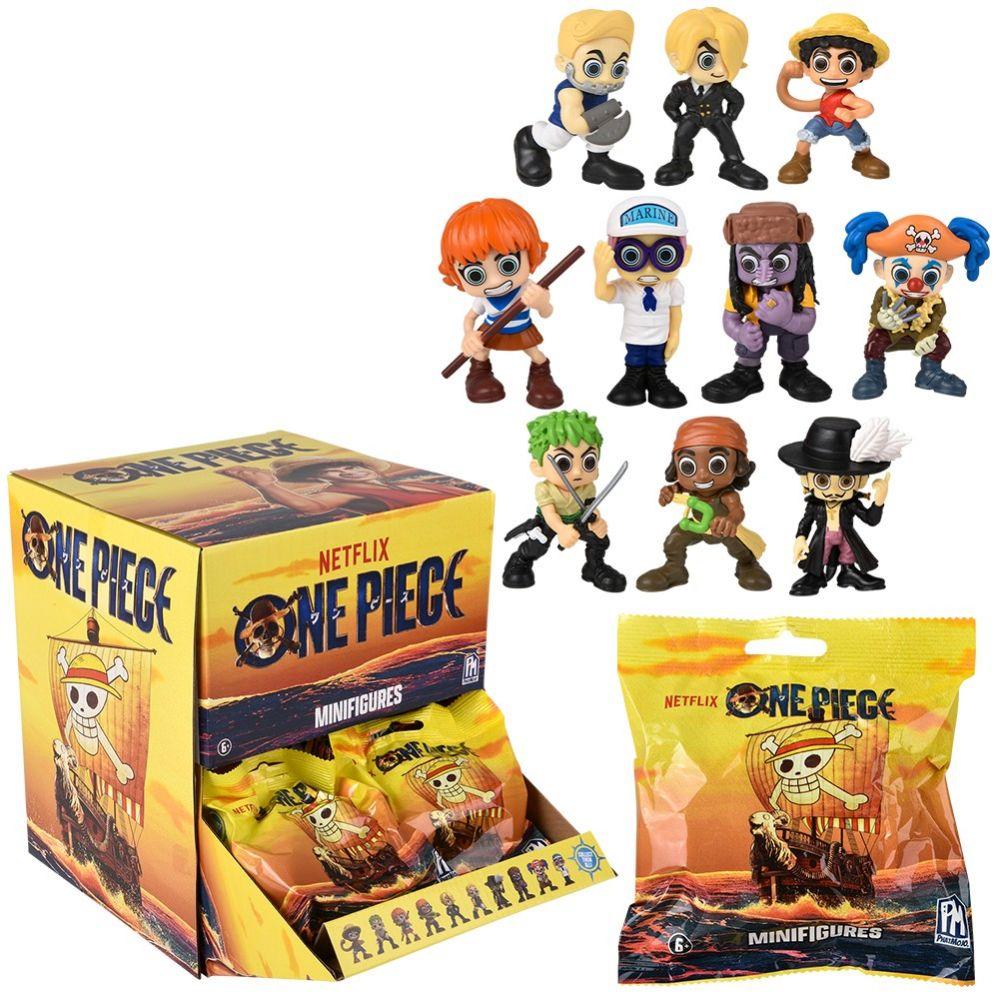 24 Wholesale Netflix One Piece Mini Figures image