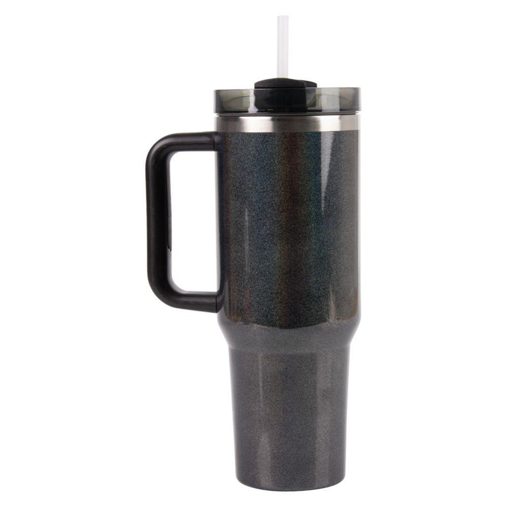 20 Wholesale Jumbo Glitter Tumbler With Handle 40oz image