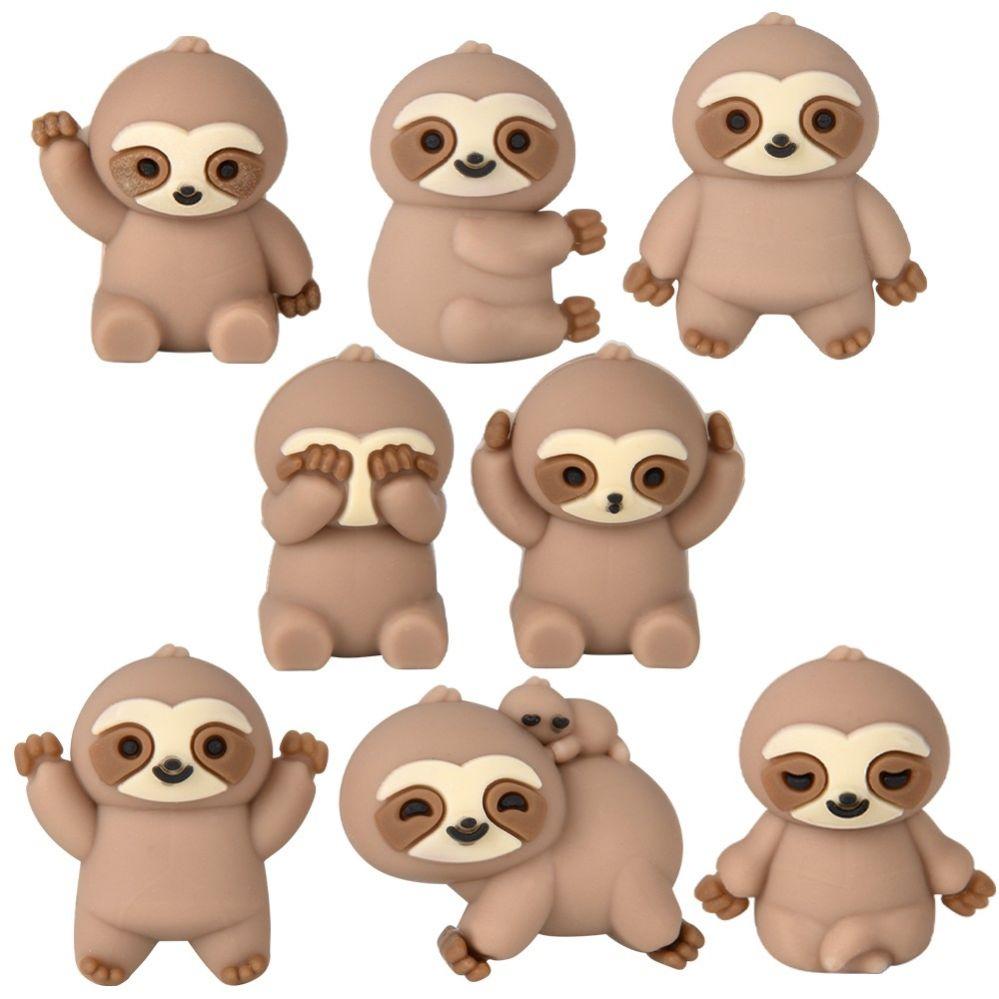 2000 Wholesale Mini Sloth Figurines 1 inch image