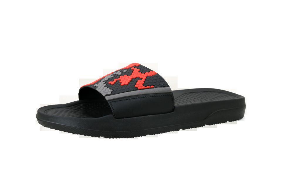 12 Wholesale Men's Stripe Black&red image