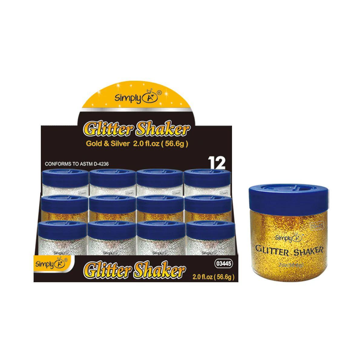 24 Wholesale Glitter Shaker Gold And Silver image