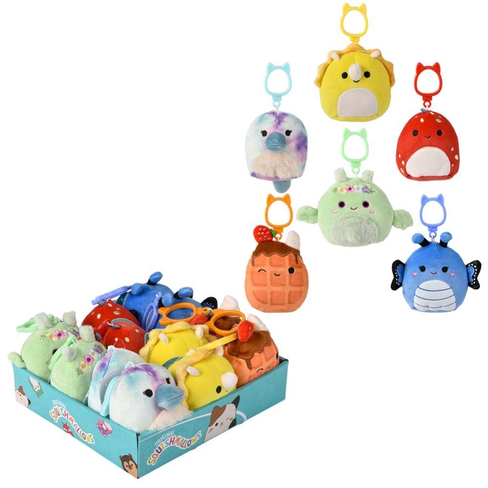 24 Wholesale 3.5'' Squishmallows Mini Clip On Plush Asst image