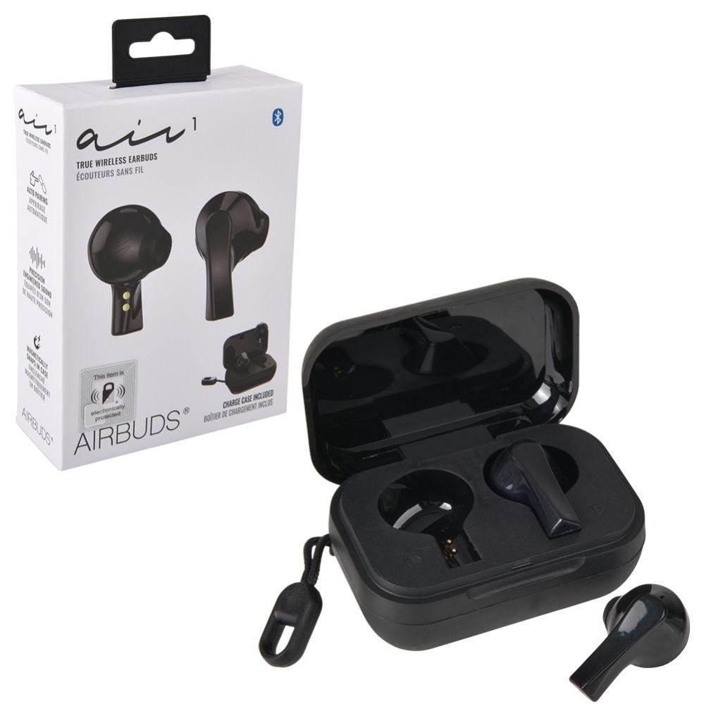 24 Wholesale Air 1 Earbuds W/o Eartips Black image