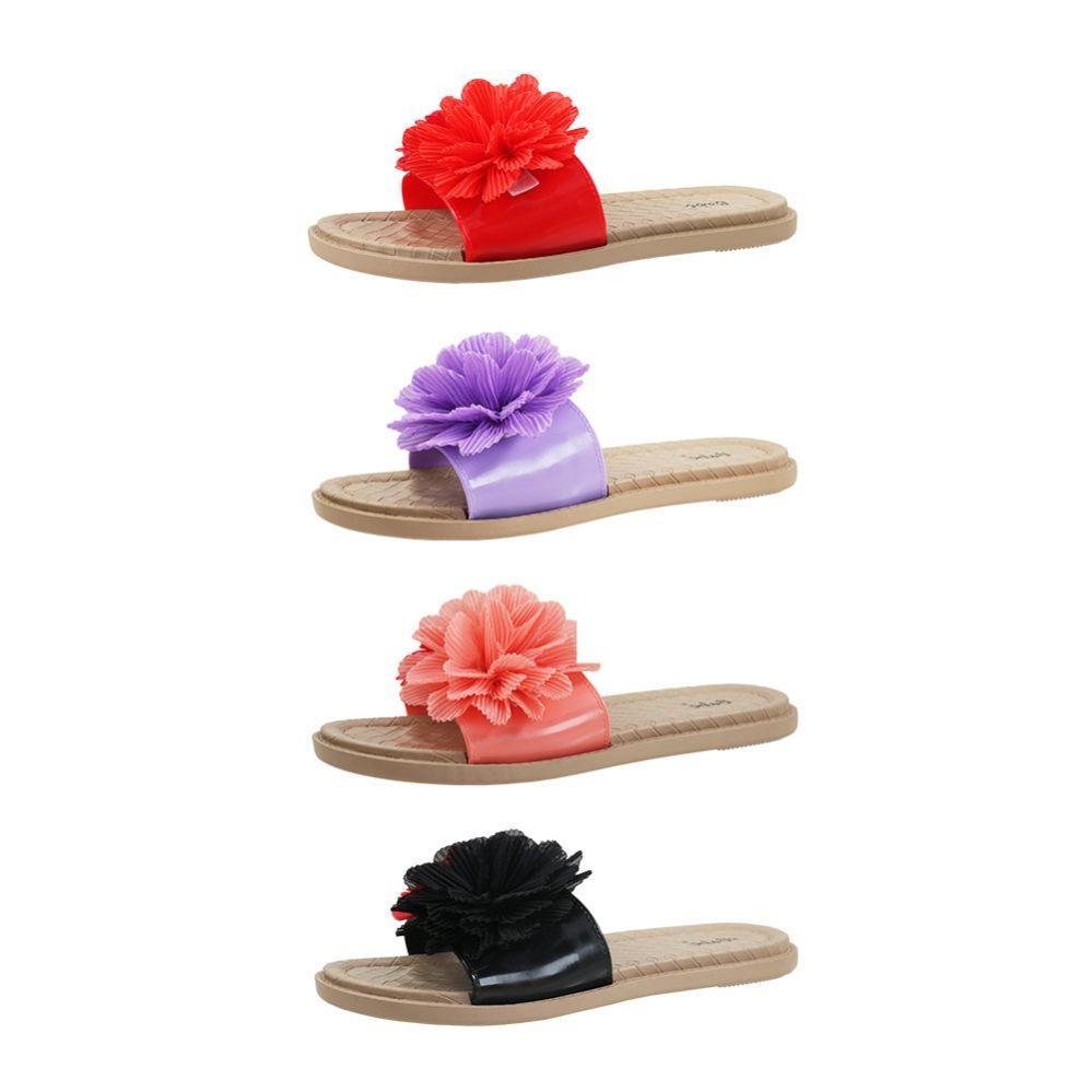 40 Wholesale 40 Wholesale Women's Flower Sandal Assorted - WSD image