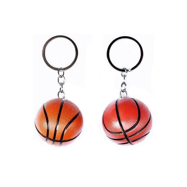 48 Wholesale Basketball Keychain image