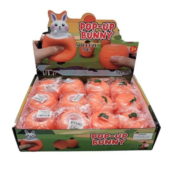 48 Wholesale Carrot With PoP-Up Bunny image