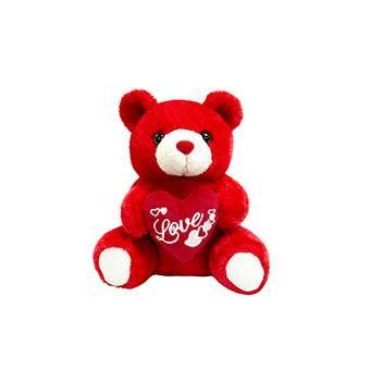 24 Wholesale 9 In Red Plush Bear image