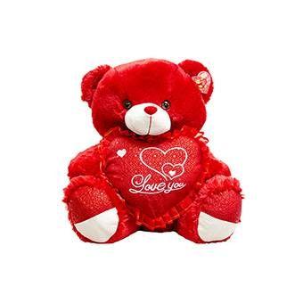 24 Wholesale 20 In Red Bear With I Love You And Kiss Sound image