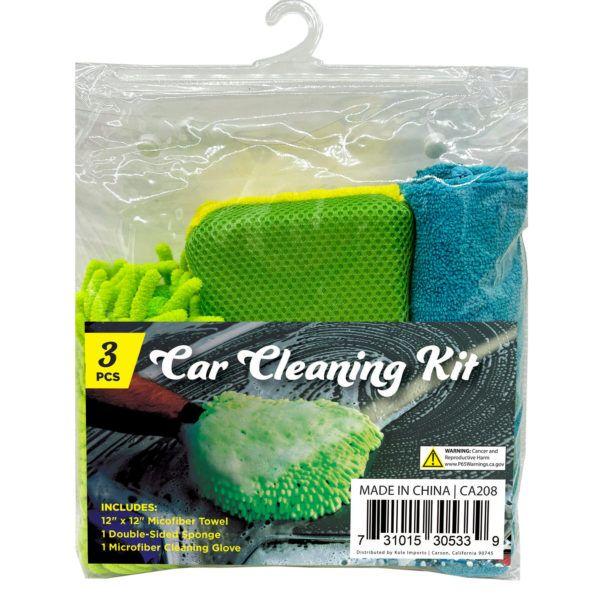 5 Wholesale 3 Piece Car Cleaning Kit image