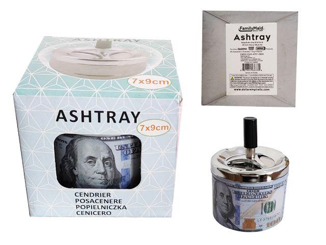 24 Wholesale Ashtray Us 3.6inch D X 5.1inch H image