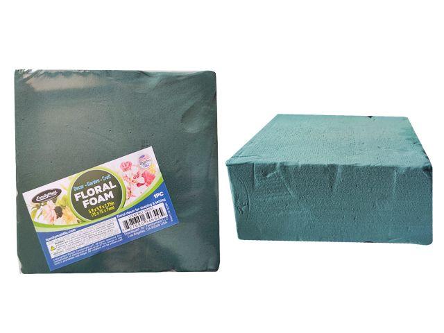 24 Wholesale Flower Foam Square 5.9inchx5.9inchx2.75inch image