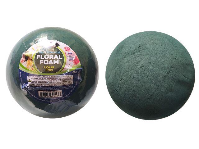 24 Wholesale Flower Foam Round Sphere 4.75inchdia/12cm image