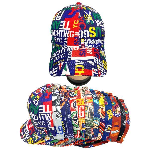 12 Wholesale Kids Baseball Hat (Assorted Colors, Sold by the Dozen) image