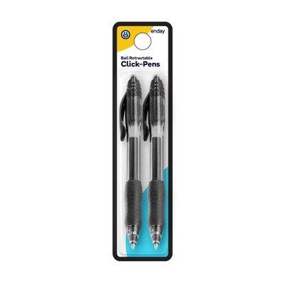 192 Wholesale Ballpoint, Black Color Grip Pen (2/count) image