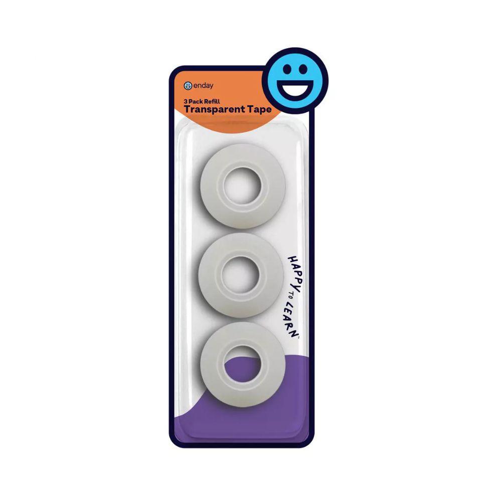 48 Wholesale Transparent Tape Refills 3/4 inx1296 in 3pk image