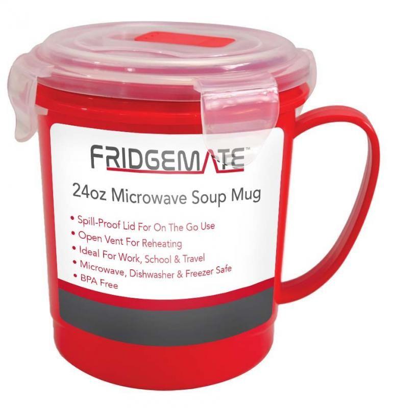 12 Wholesale 24oz Microwave Soup Mug image
