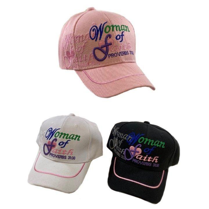 24 Wholesale Woman Of Faith Hat image