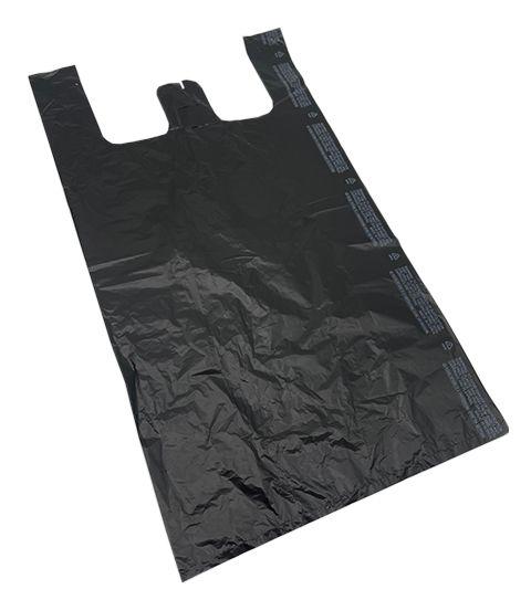 2 Wholesale 400pc 14x7x27 Blk Plastic Bag 18 Mic image