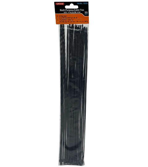 480 Wholesale 35pc Cable Ties 14 In Black image