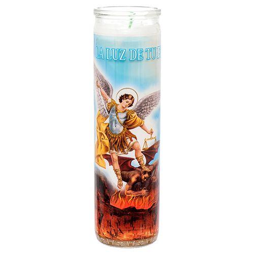 48 Wholesale 48 Wholesale VELADORA SAN MIGUEL ARCHANGEL CANDLE image