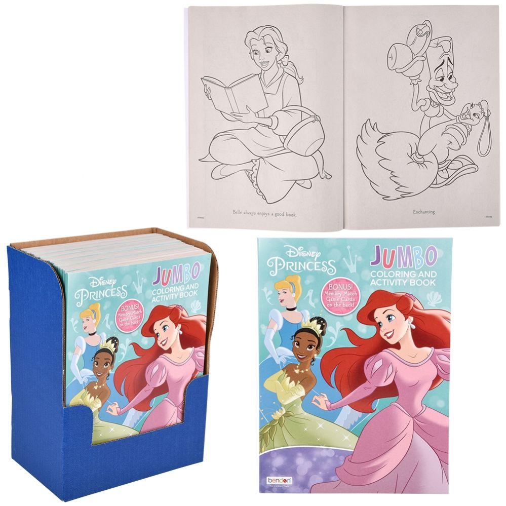 24 Wholesale Disney Princess 64pg Coloring Book 24ct image