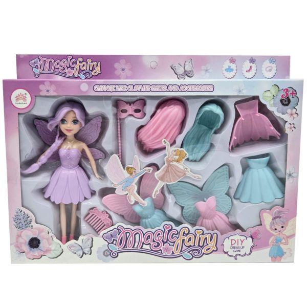 24 Wholesale 7-Inch Fairy DresS-Up Doll With Changeable Outfits And Wings image