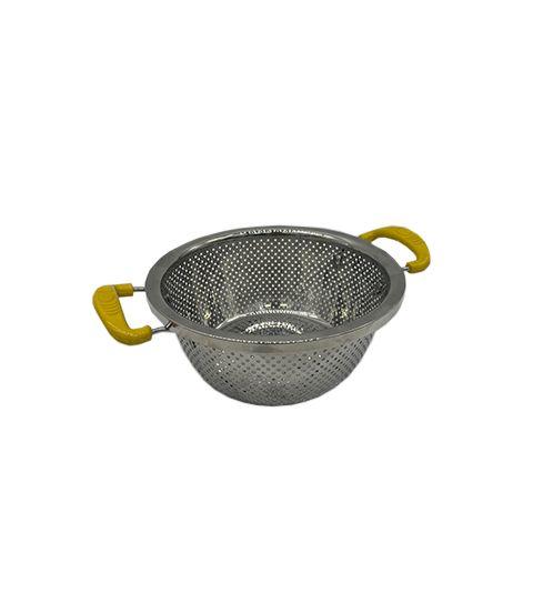 12 Wholesale Stainless Steelcolander Strainer 22cm image