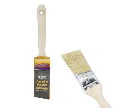 240 Wholesale Paint Pro Wood Angle Paint Brush 1.5 in image