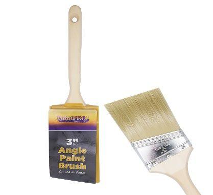 96 Wholesale Paint Pro Wooden Angle Paint Brush 3in image