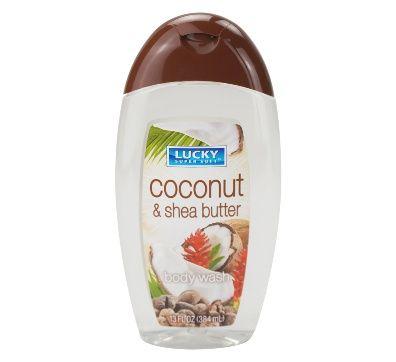 12 Wholesale Lucky Body Wash Coconut&shear Butter 13o image