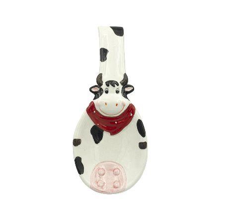 48 Wholesale Bh Cow Spoon Rest 9.25in Ceramic image
