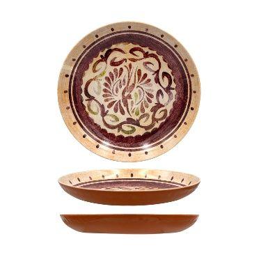 24 Wholesale He Melamine Coupe Plate 11in Clay Brown image