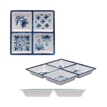 24 Wholesale He Melamine Tray 4 Section Tala 8.64in image