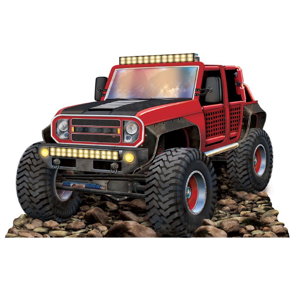 4 Wholesale OfF-Road Truck StanD-up - Red image