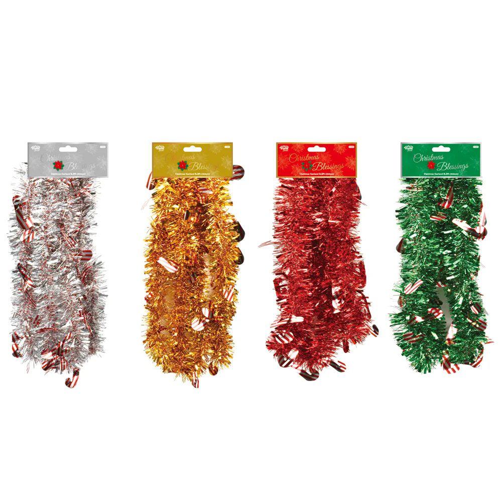 72 Wholesale Christmas Garland Cane Accent image