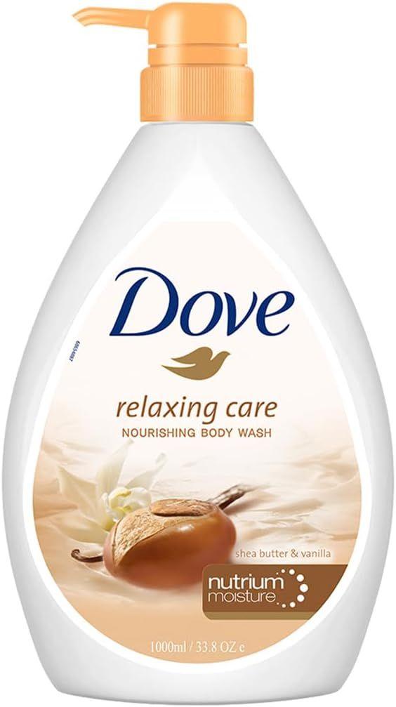 12 Wholesale Dove Body Wash 1L 33.8oz Relaxing Care Shea Butter & Vanilla image