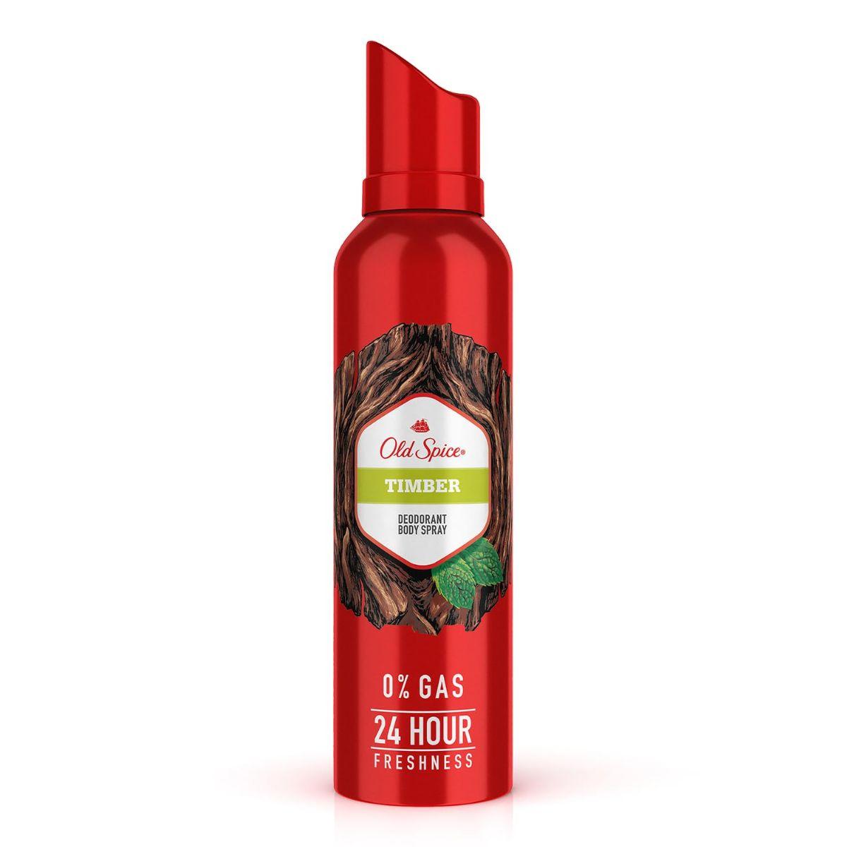 48 Wholesale Old Spice Body Spray 140ml Timber image