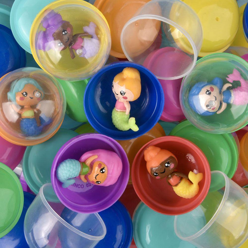 250 Wholesale 250 1.75-inch Mini Mermaid Squeezy Figurines In 2-inch Capsule 250ct image