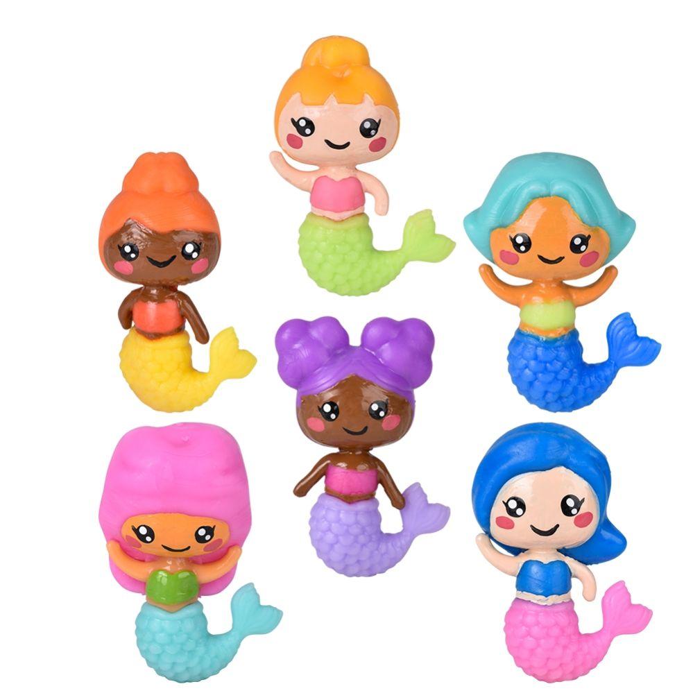 1200 Wholesale 1200 (t) 1.75-inch Mini Mermaid Squeezy Figurines 100ct image