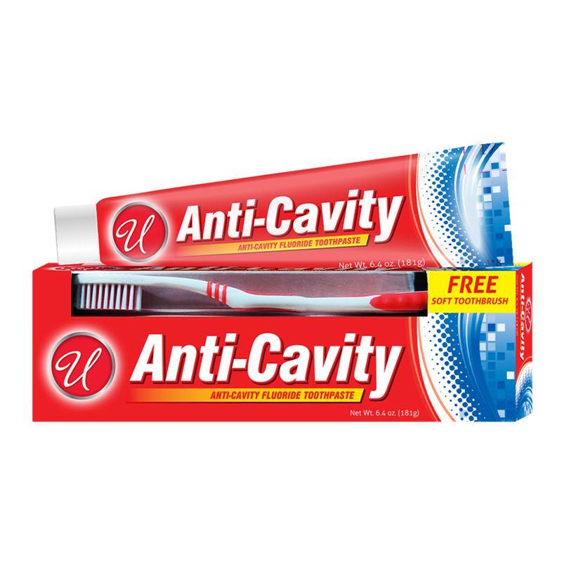24 Wholesale 6.4 Ounce Toothpaste Anti Cavity With Toothbrush image