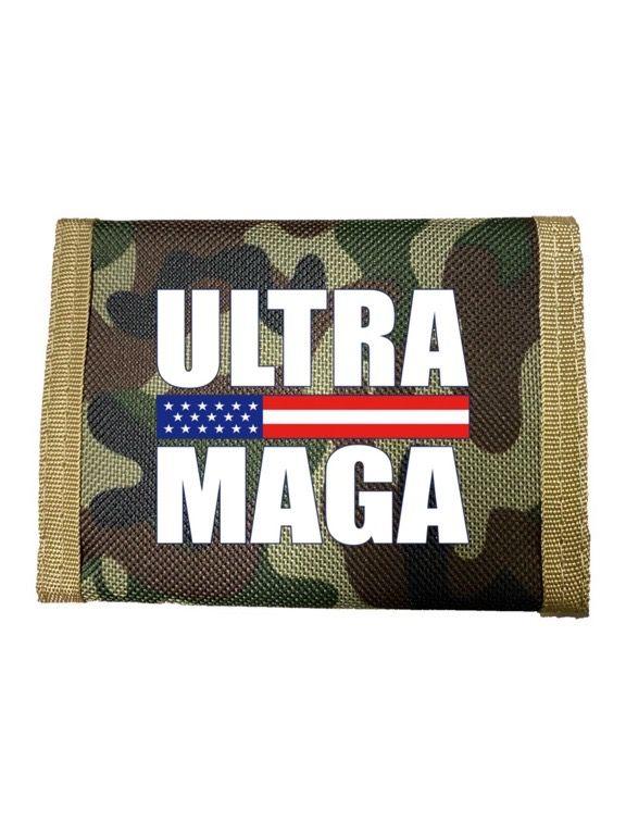 12 Wholesale "ultra Maga" Camo Color TrI-Fold Wallets image