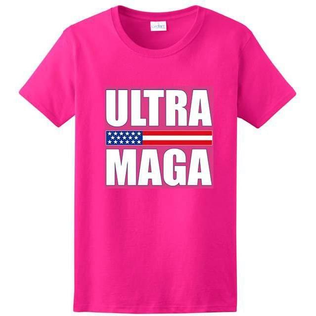6 Wholesale "ultra Maga" Pink T-Shirts Xxl image