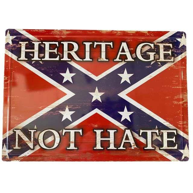 10 Wholesale Retro Metal Tin Sign Wall Poster Heritage Not Hate image